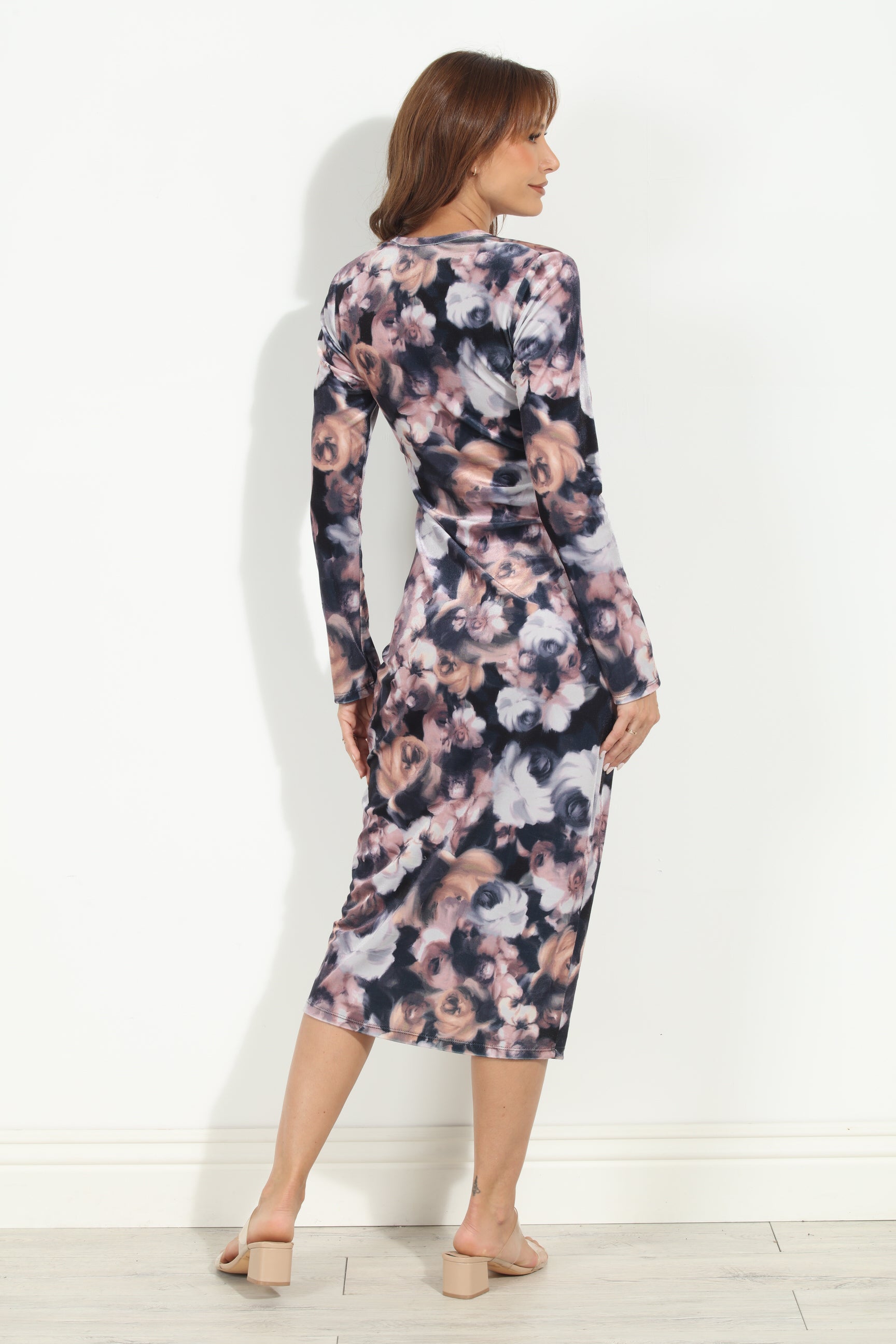 Rosalinda Velvet Midi Dress