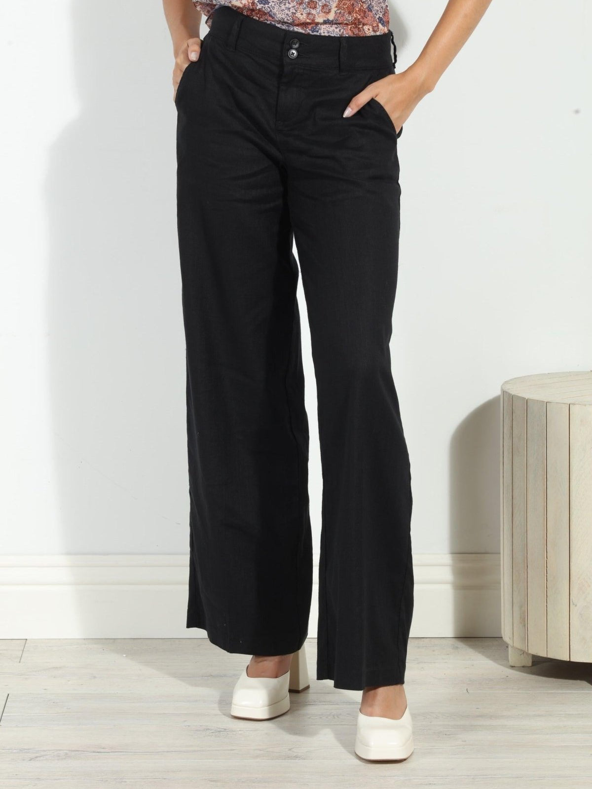 Level 99 Mason Wide Leg Trouser Pant-FINAL SALE