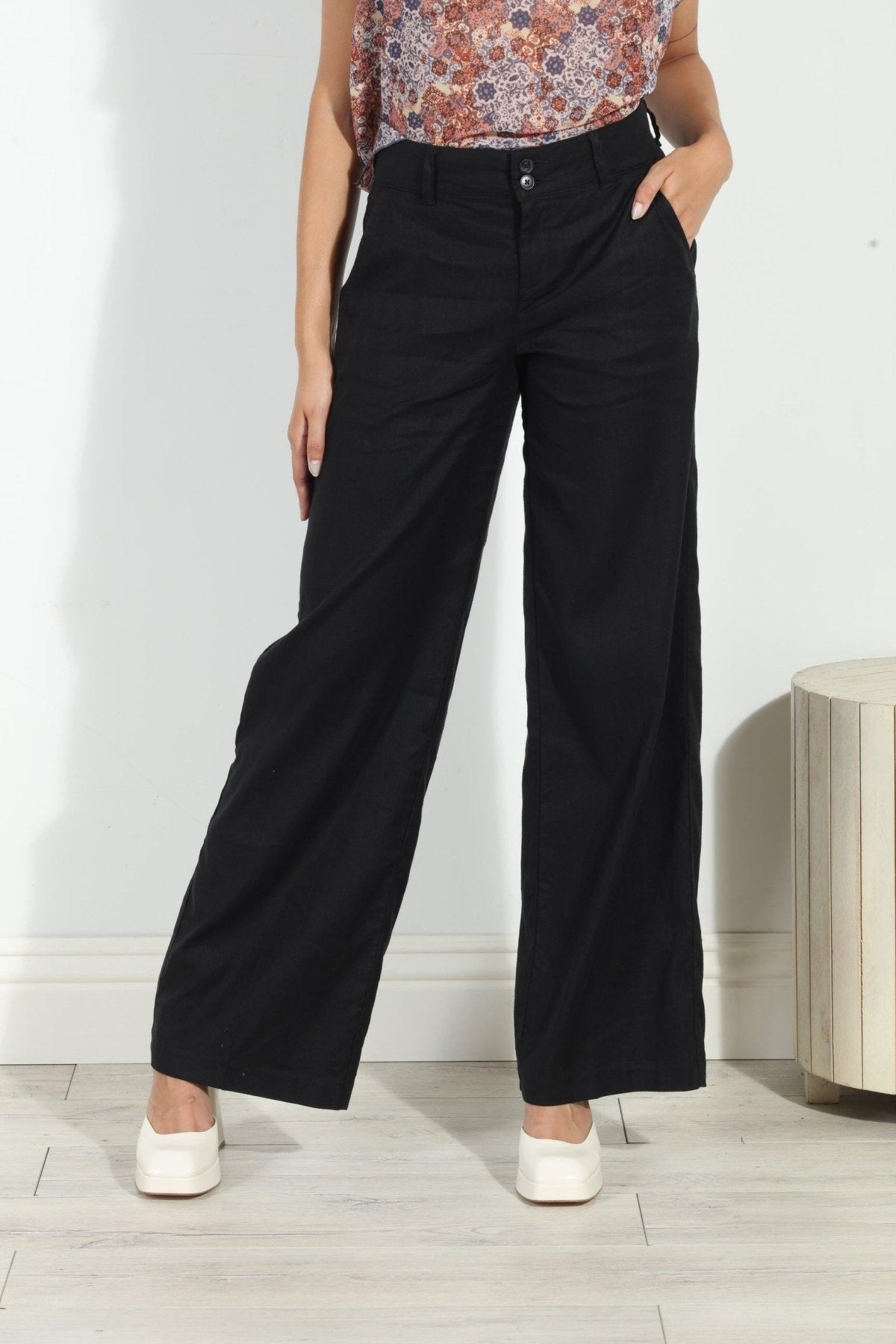 Level 99 Mason Wide Leg Trouser Pant-FINAL SALE