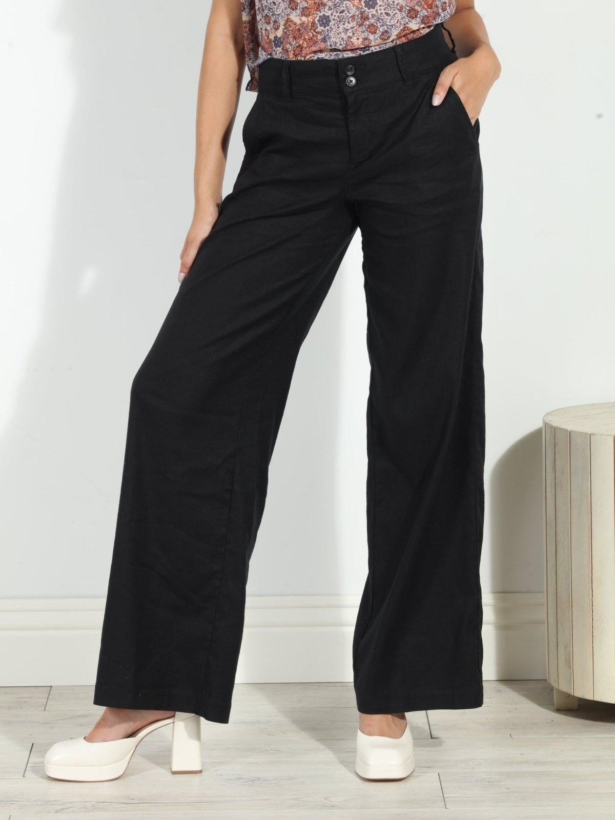 Level 99 Mason Wide Leg Trouser Pant-FINAL SALE