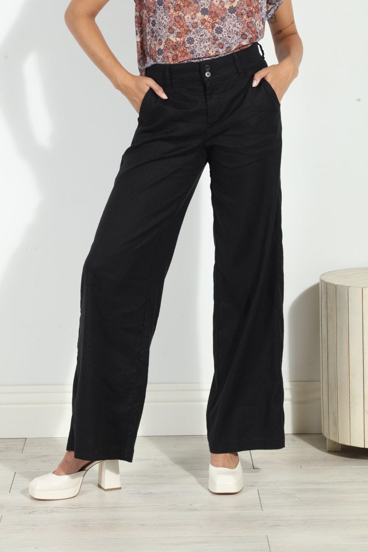 Level 99 Mason Wide Leg Trouser Pant-FINAL SALE