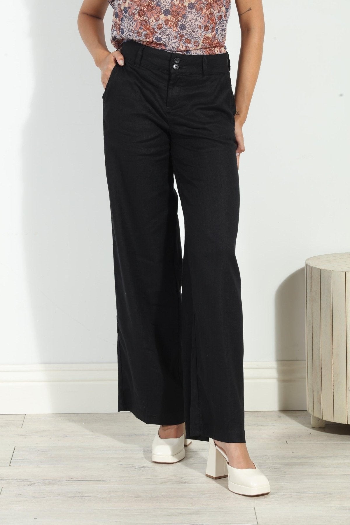 Level 99 Mason Wide Leg Trouser Pant-FINAL SALE