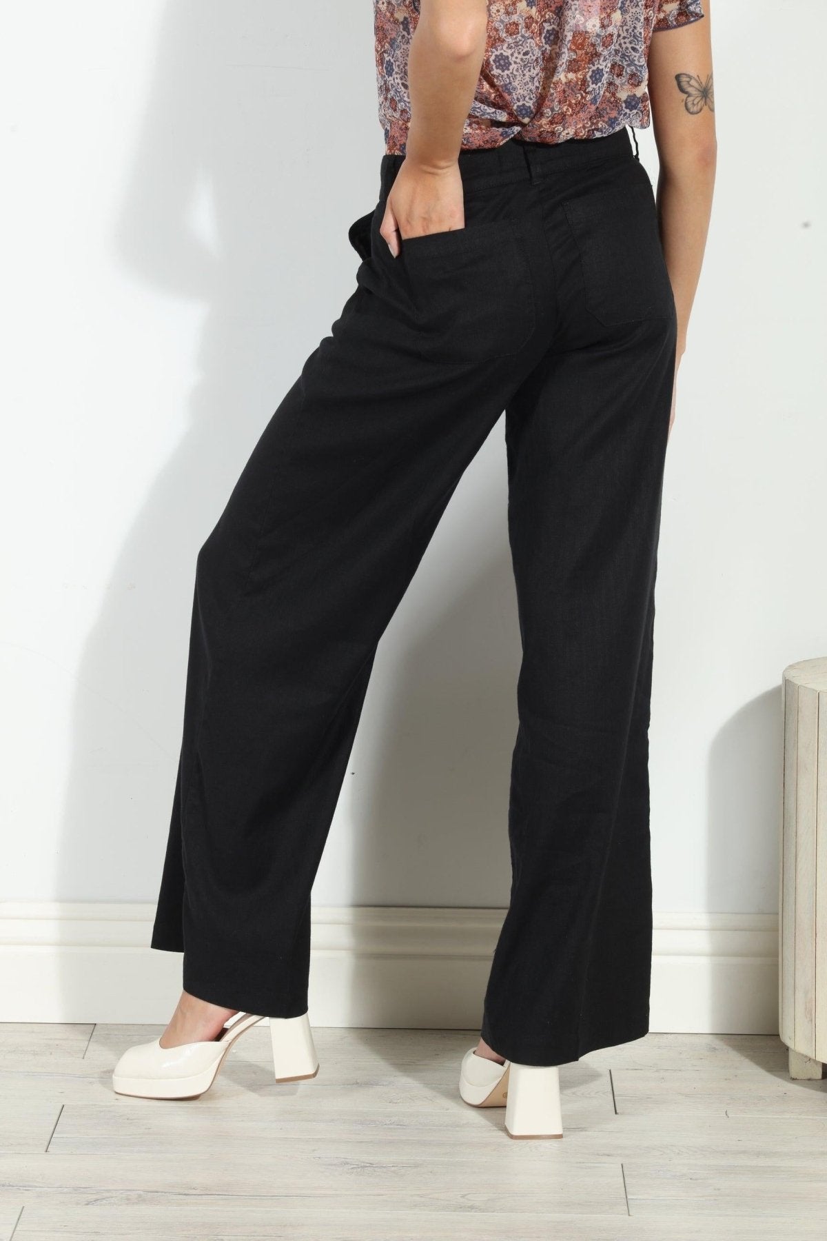 Level 99 Mason Wide Leg Trouser Pant-FINAL SALE