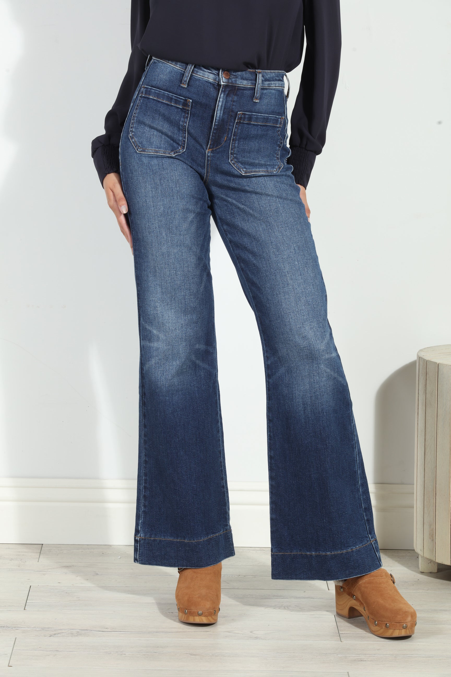 Level 99 Victoria Wide Leg Denim Pant-BASH-FINAL SALE