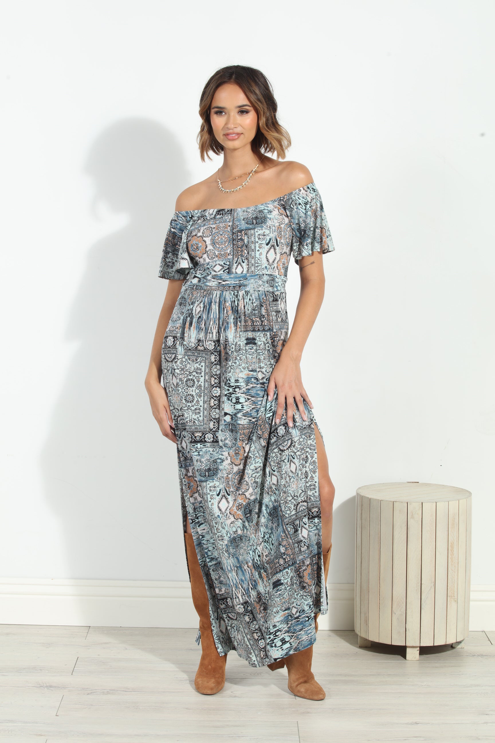 Fairfax Off The Shoulder Maxi Dress