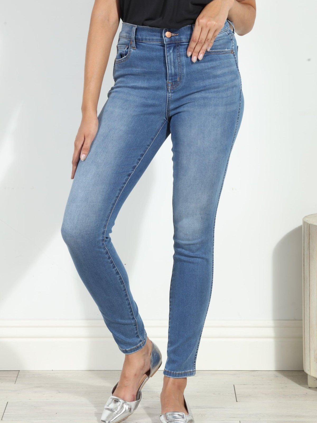 Level 99 Wonder Fit Skinny- Seawind-FINAL SALE