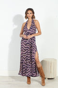 Leanna Halter Maxi Dress-FINAL SALE