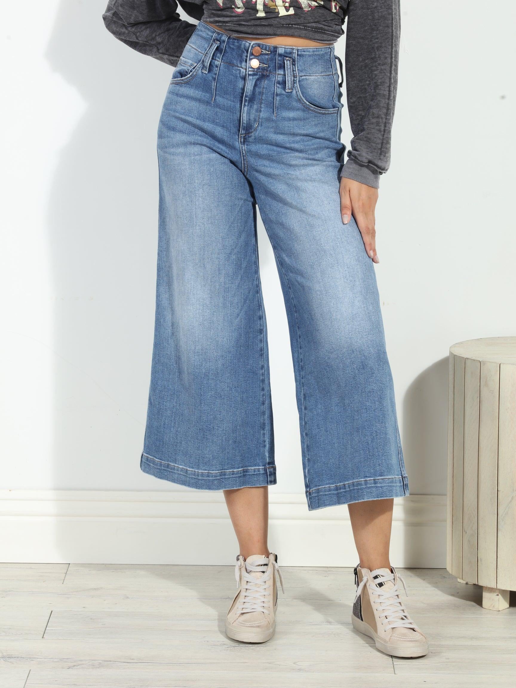 Level 99 Selena Wide Leg Denim-FINAL SALE