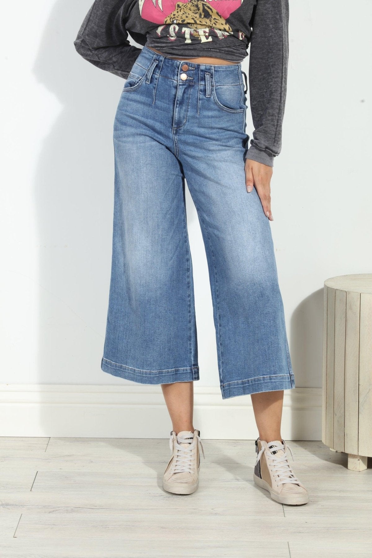 Level 99 Selena Wide Leg Denim-FINAL SALE