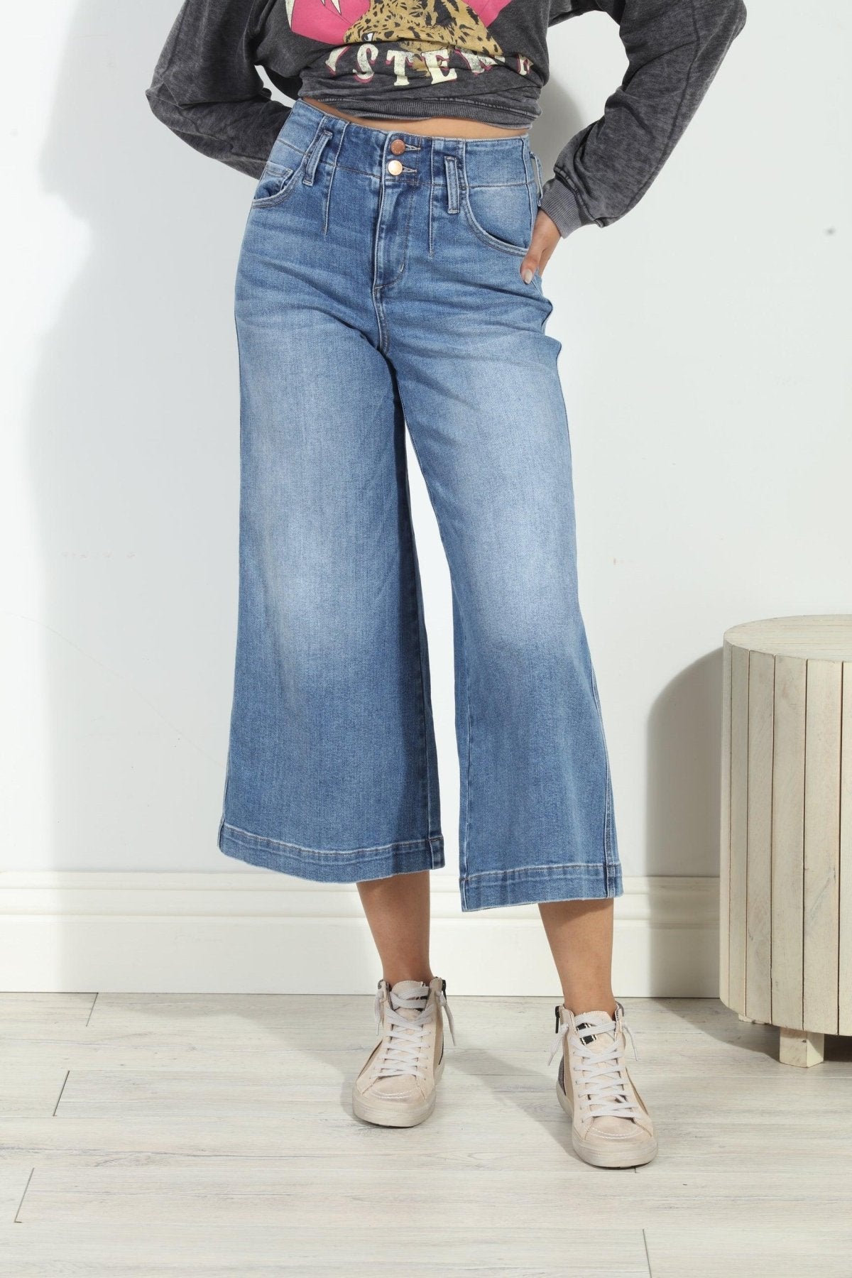 Level 99 Selena Wide Leg Denim-FINAL SALE