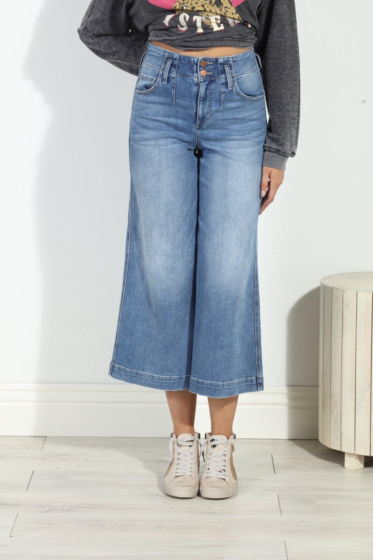 Level 99 Selena Wide Leg Denim-FINAL SALE
