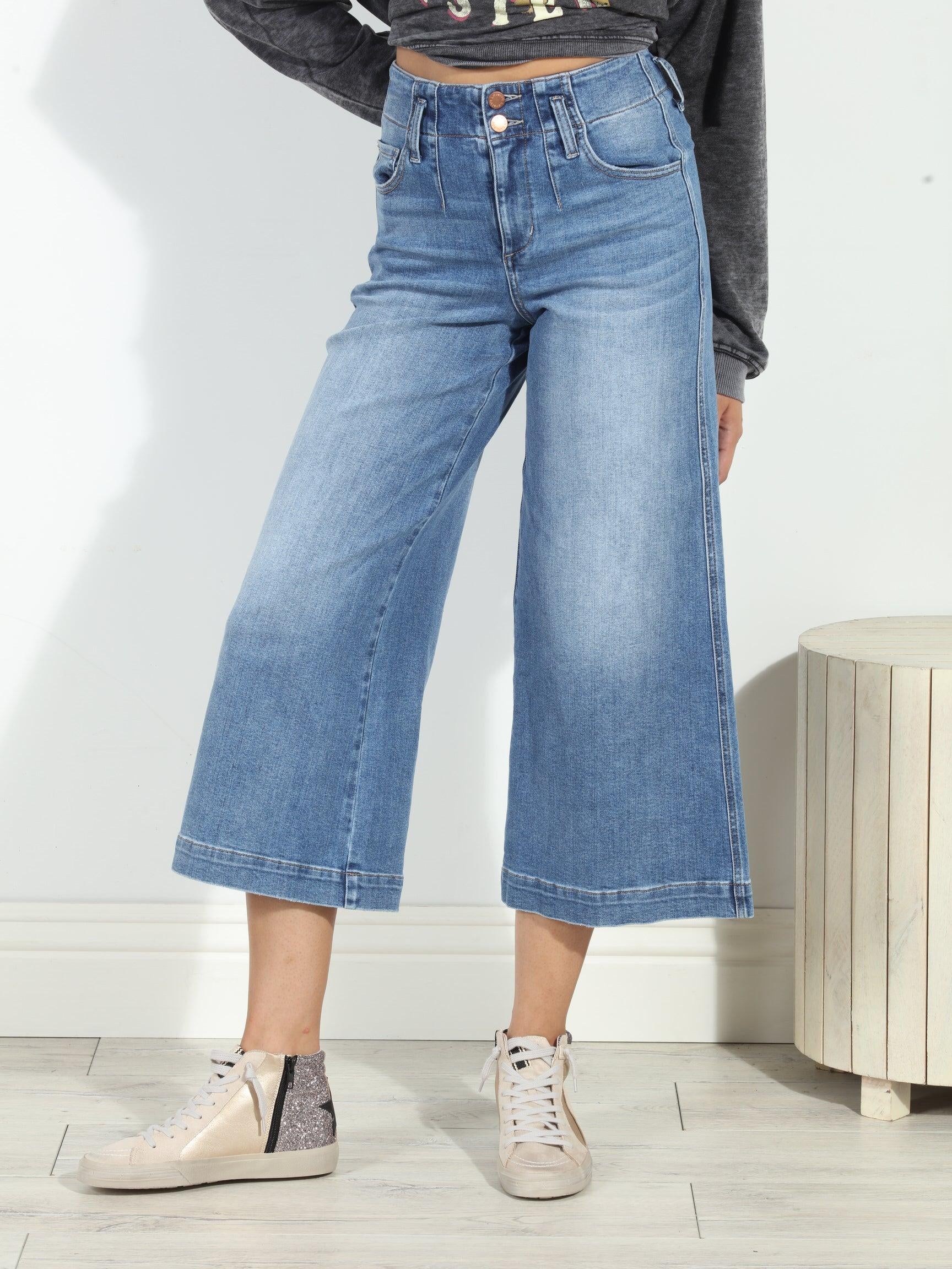 Level 99 Selena Wide Leg Denim-FINAL SALE