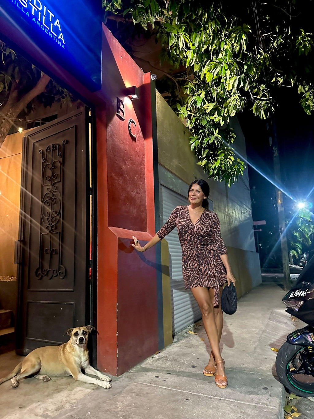 Brenda Stretch Faux Wrap Skort Romper