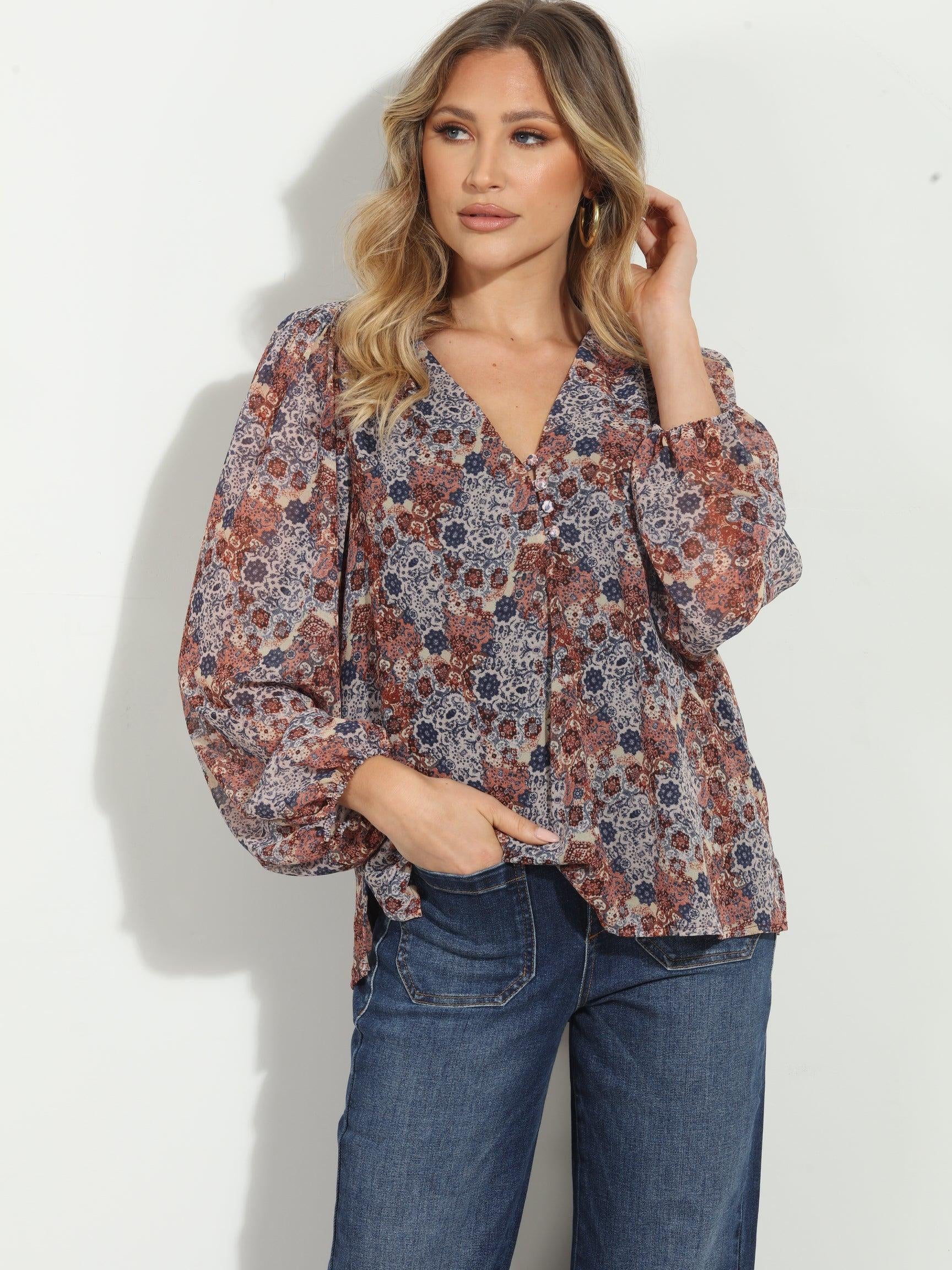 Rita Sweetheart Blouse-FINAL SALE