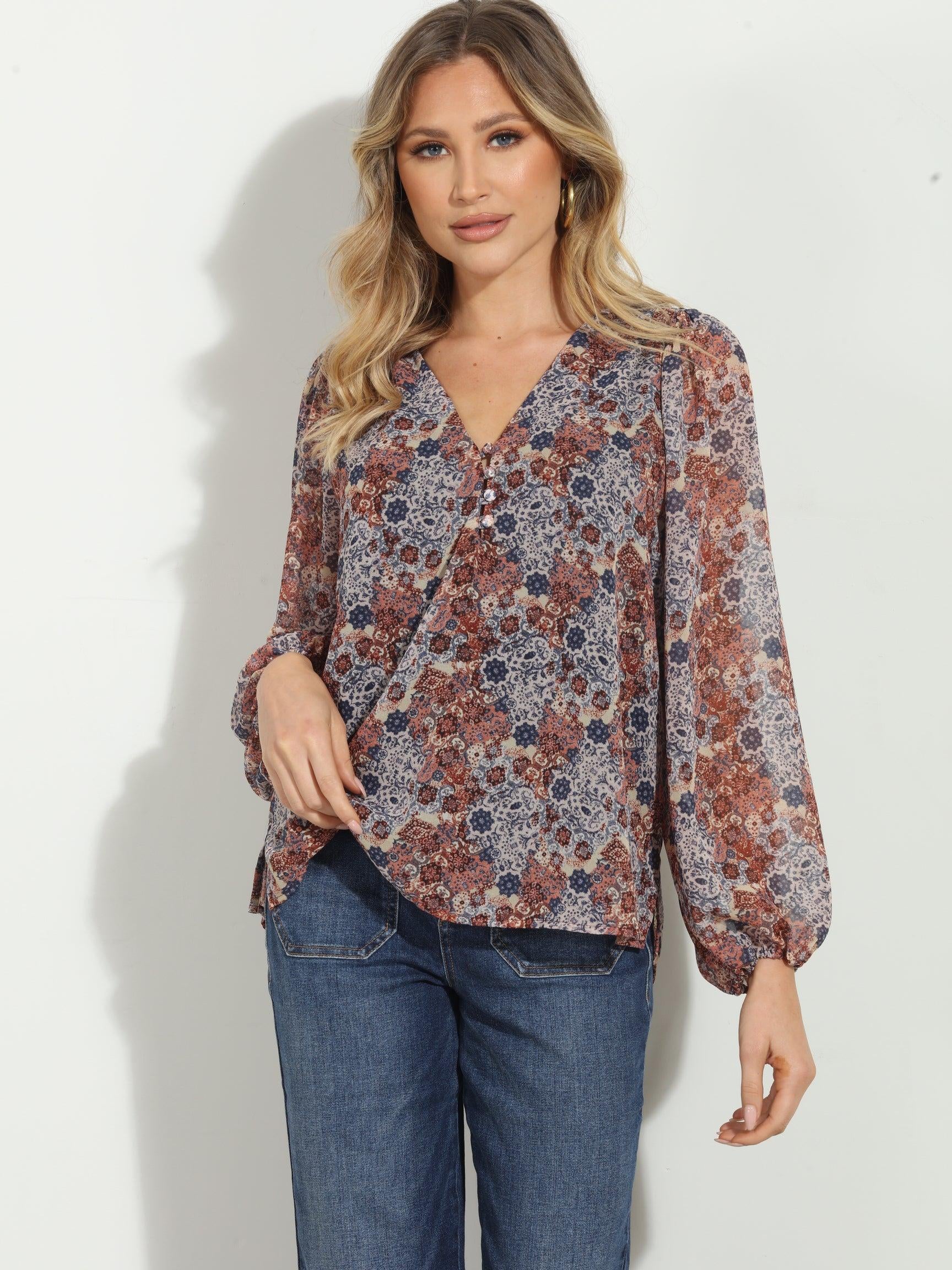 Rita Sweetheart Blouse-FINAL SALE