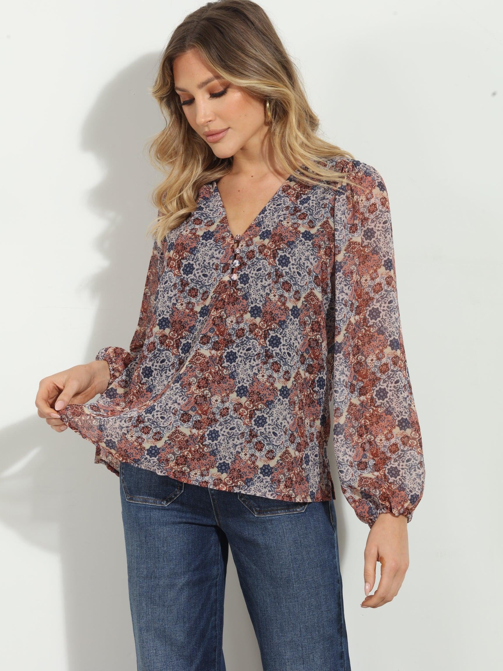 Rita Sweetheart Blouse-FINAL SALE
