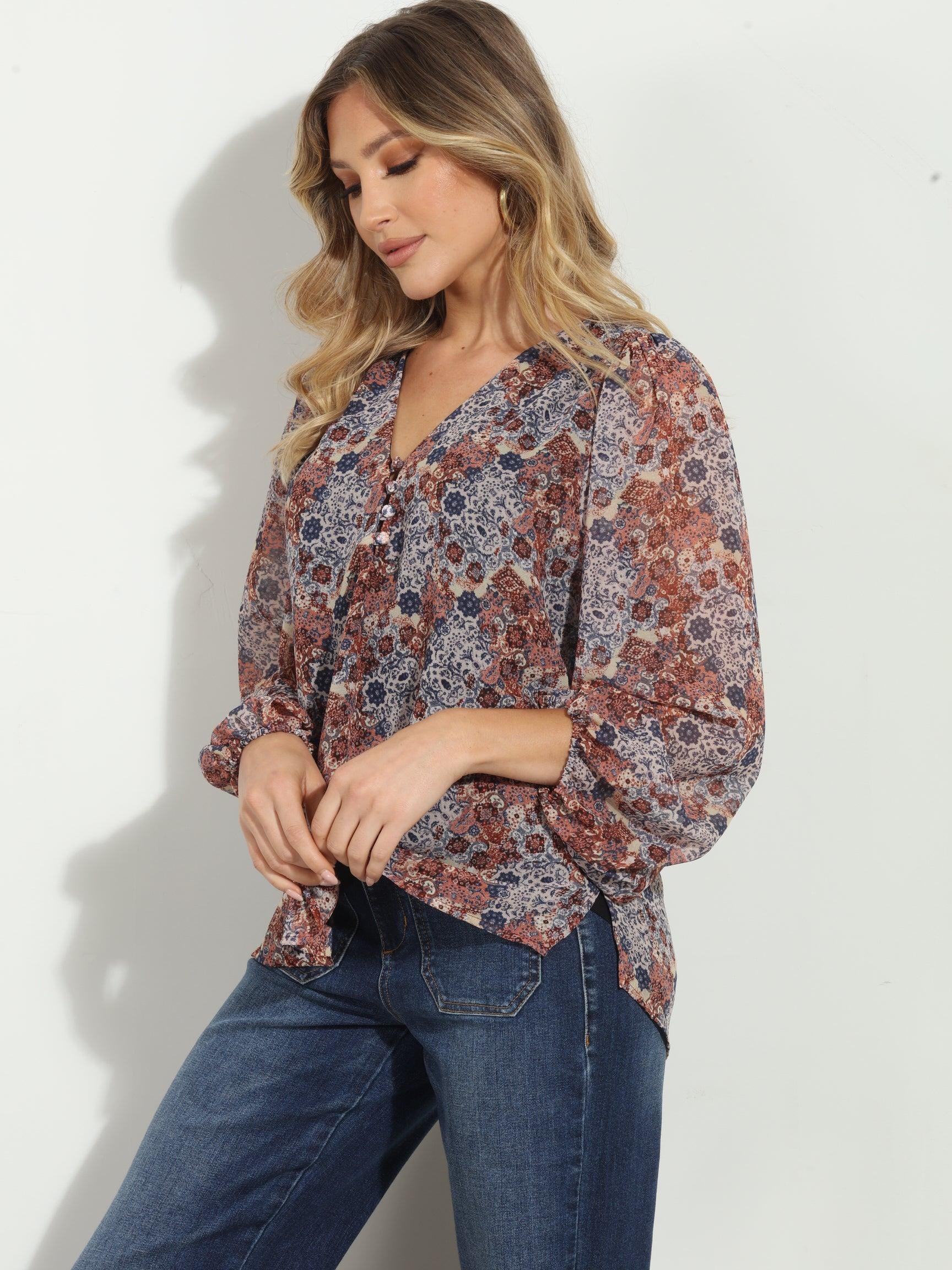 Rita Sweetheart Blouse-FINAL SALE