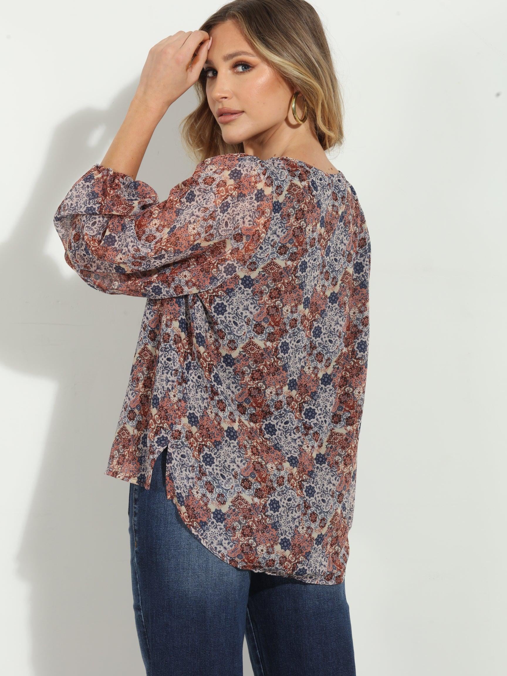 Rita Sweetheart Blouse-FINAL SALE