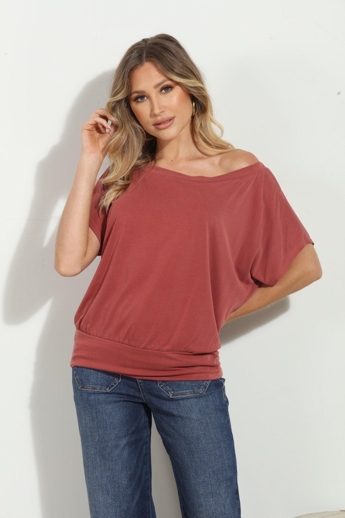 Sangria  Cupro OTS Top-BEST SELLER