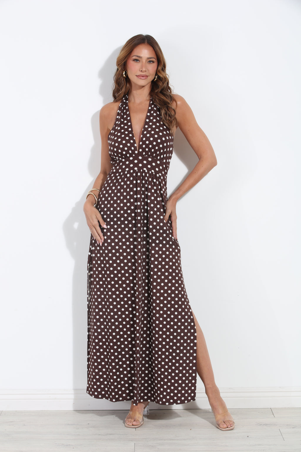 Charlie Stretch Halter Maxi-BEST SELLER