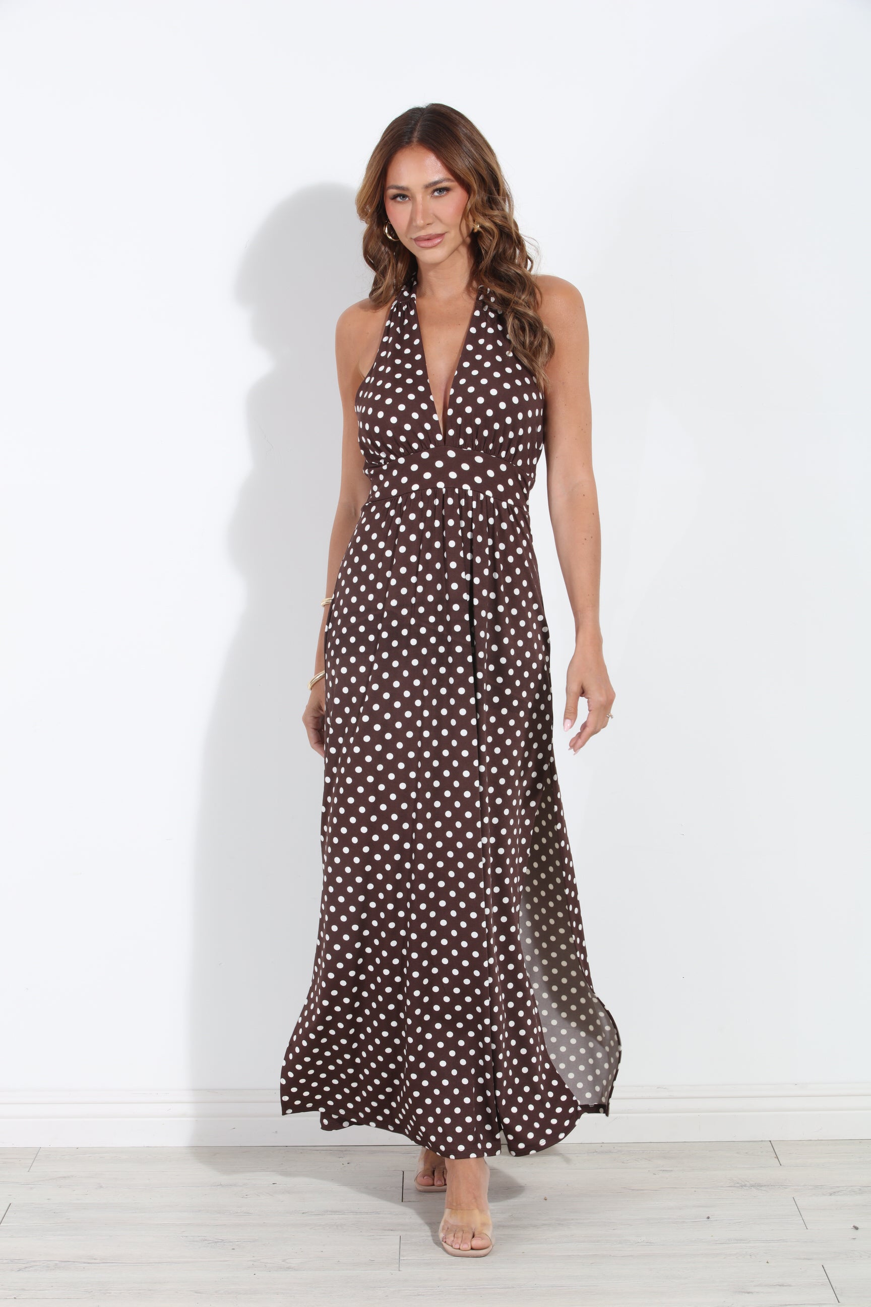 Charlie Stretch Halter Maxi-BEST SELLER