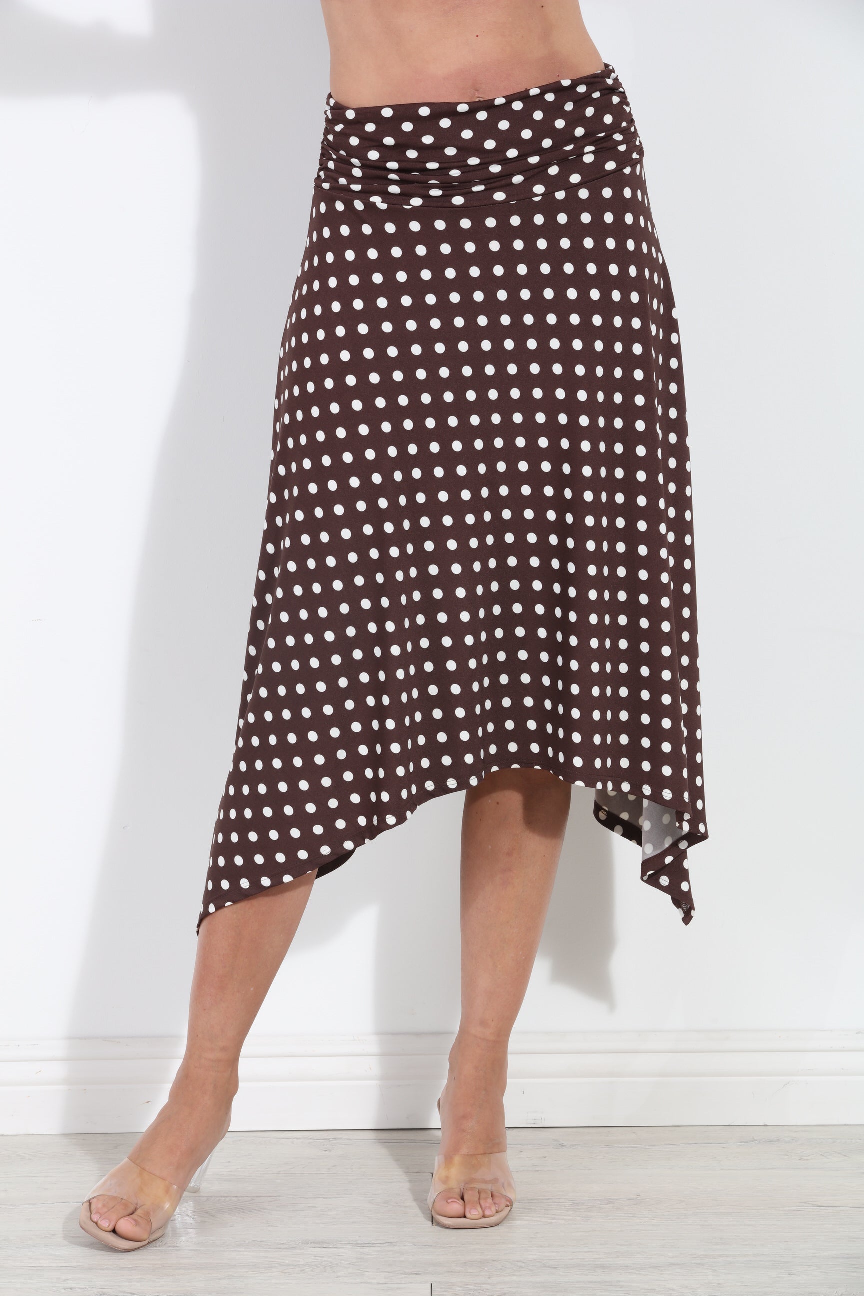Charlie Bias Cut Midi Skirt