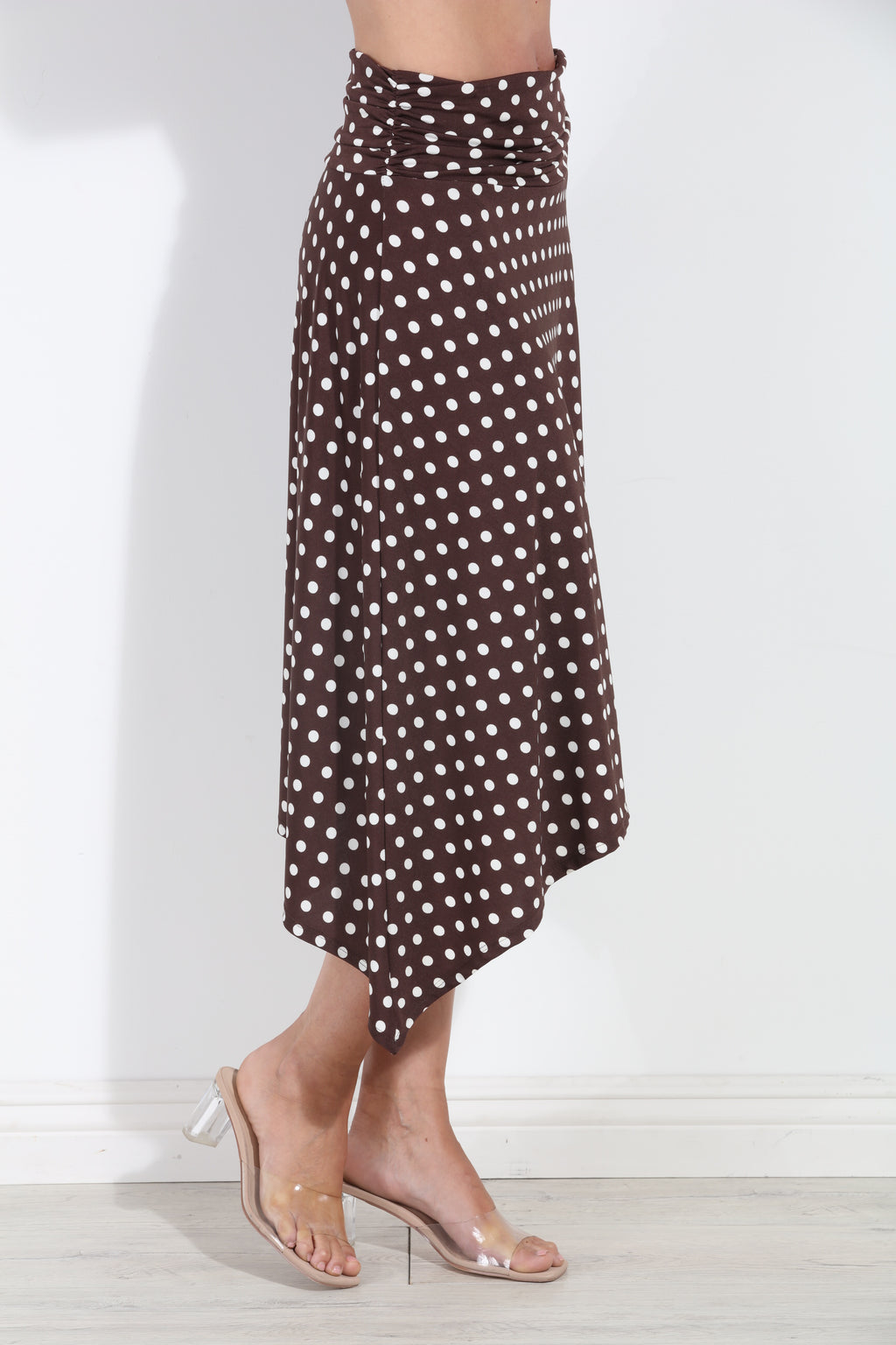 Charlie Bias Cut Midi Skirt