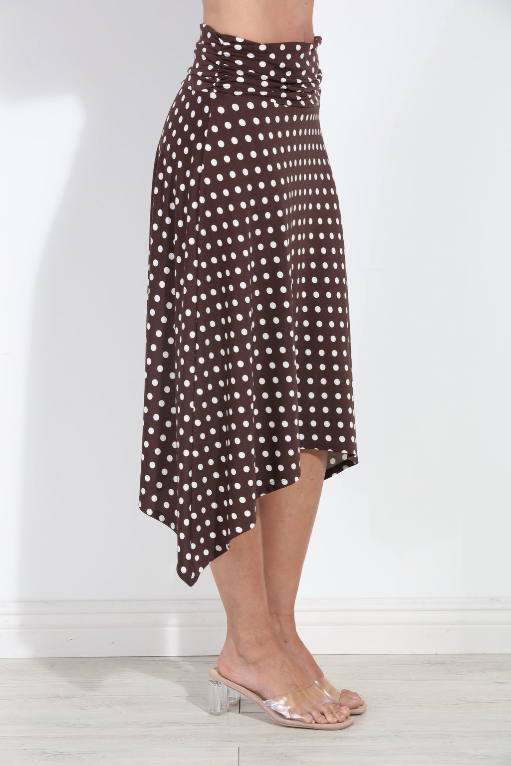 Charlie Bias Cut Midi Skirt