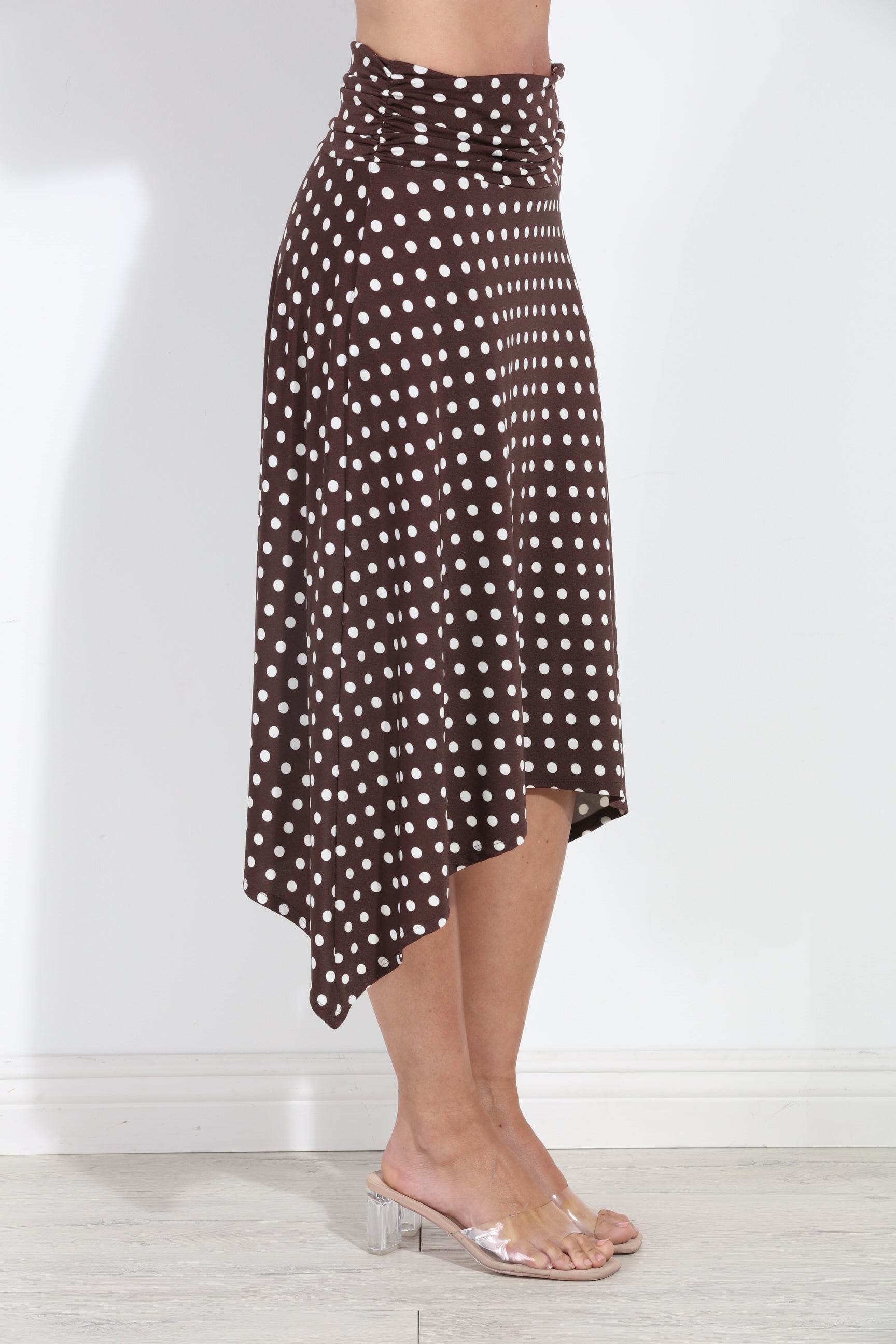 Charlie Bias Cut Midi Skirt