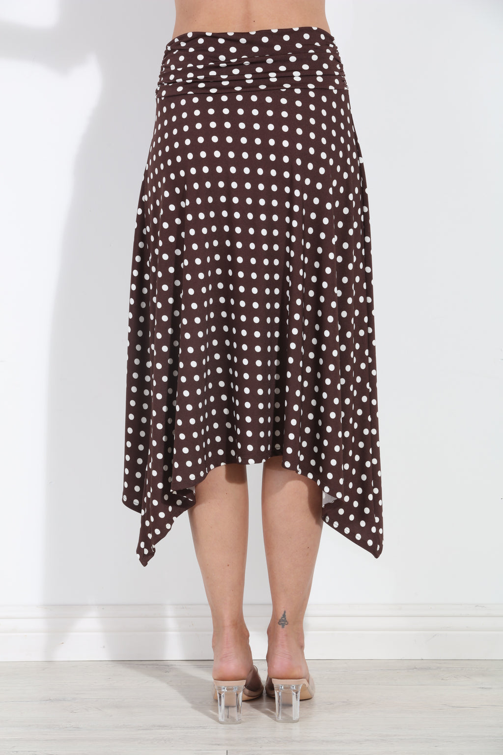 Charlie Bias Cut Midi Skirt