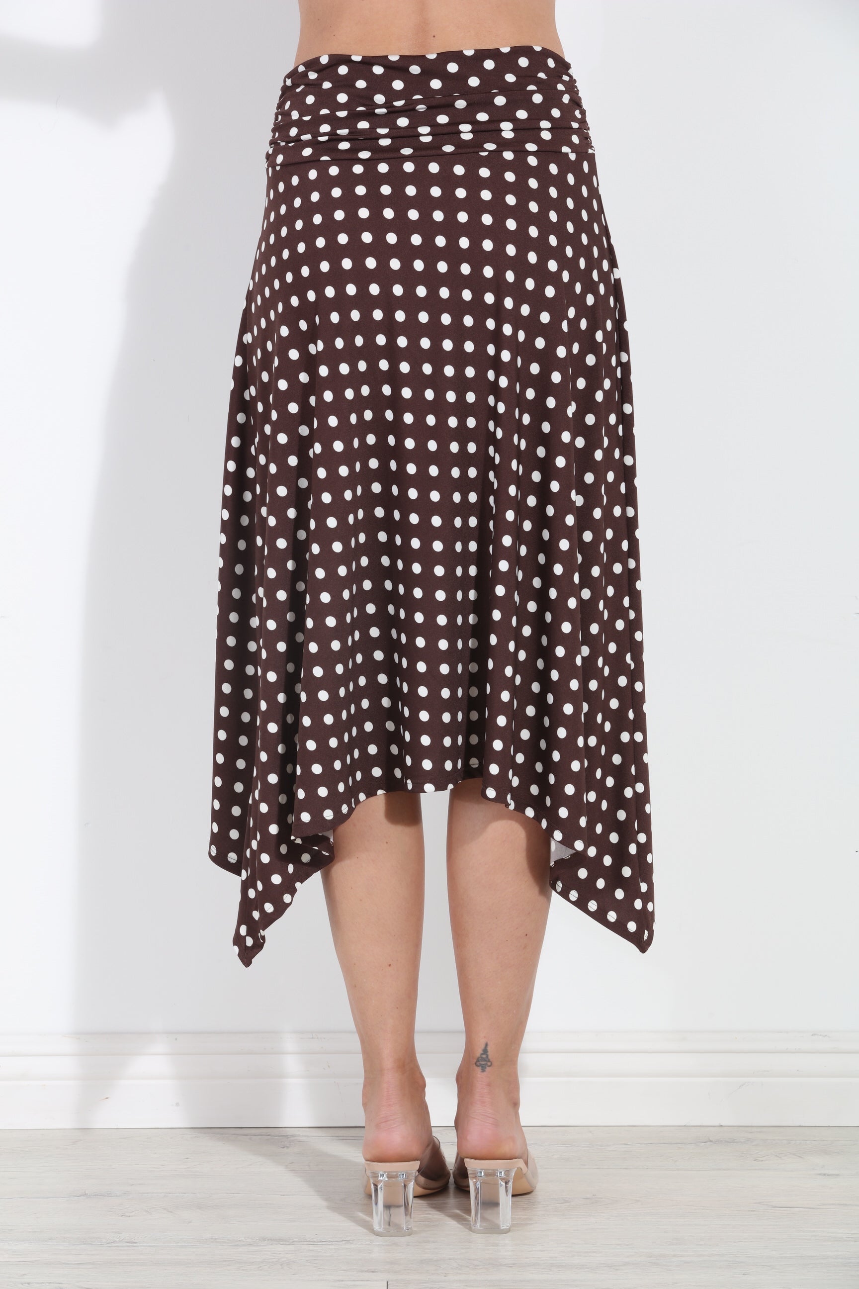 Charlie Bias Cut Midi Skirt