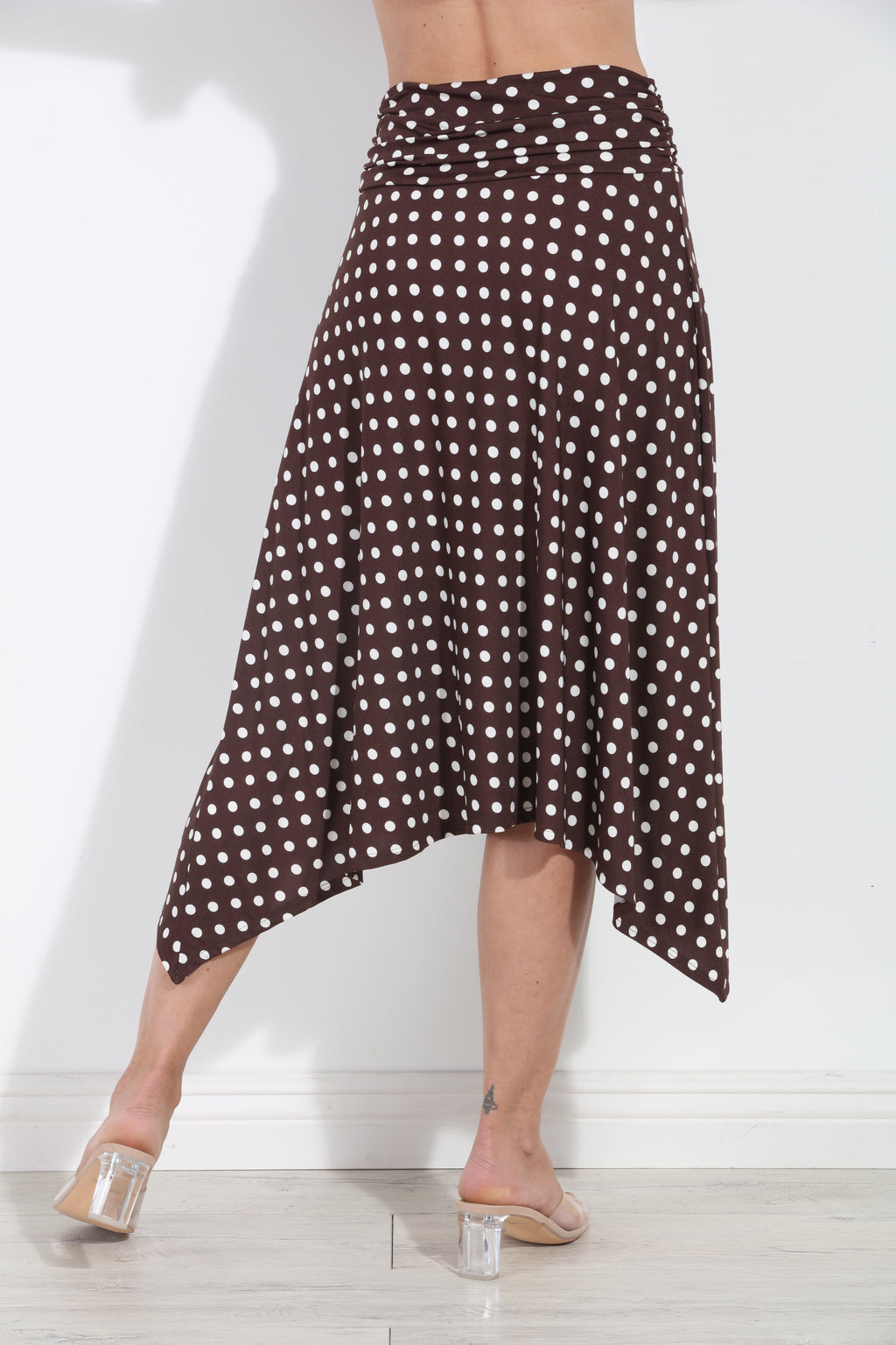Charlie Bias Cut Midi Skirt
