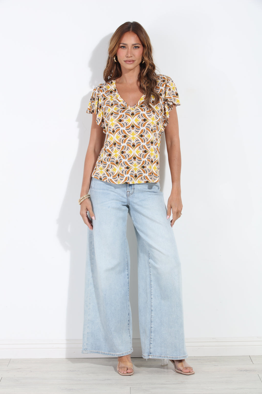 Marlowe Flutter Sleeve Tee