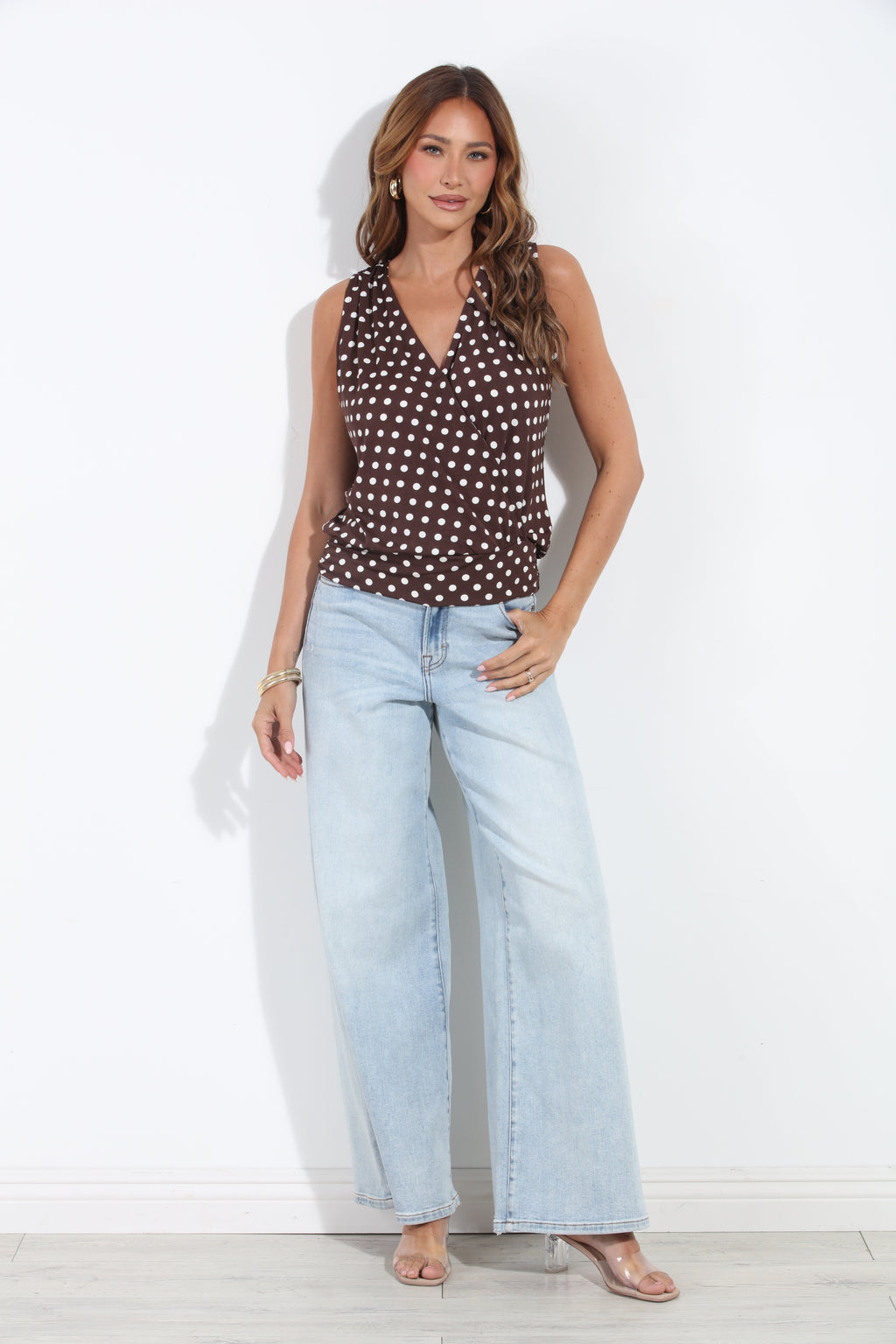 Charlie Stretch Surplice Top