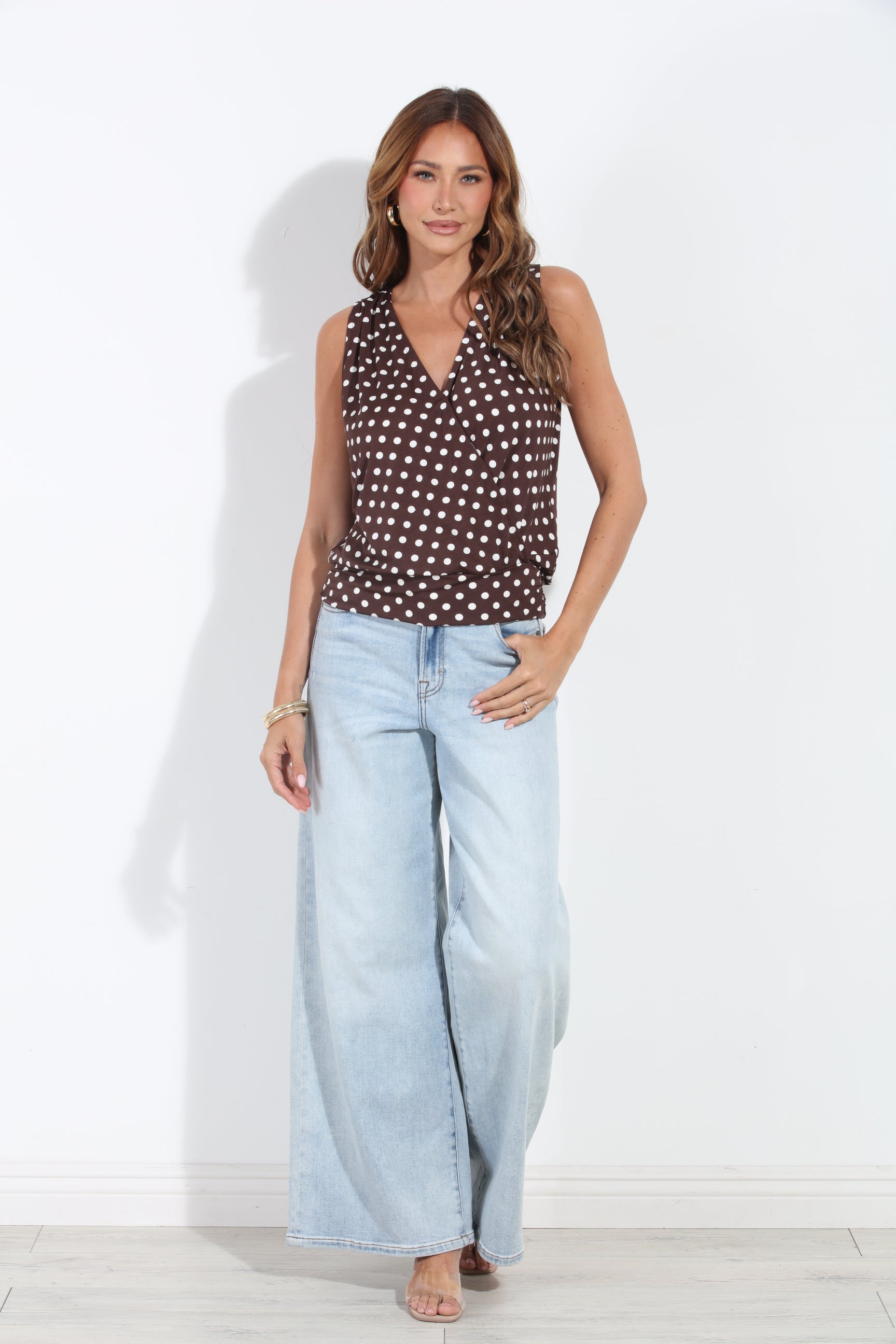 Charlie Stretch Surplice Top