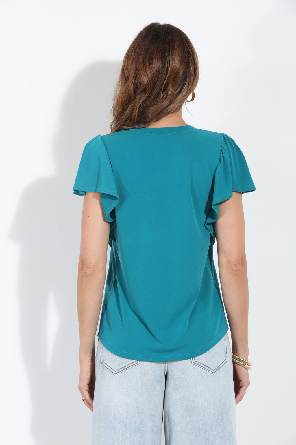 Jade Flutter Sleeve Tee