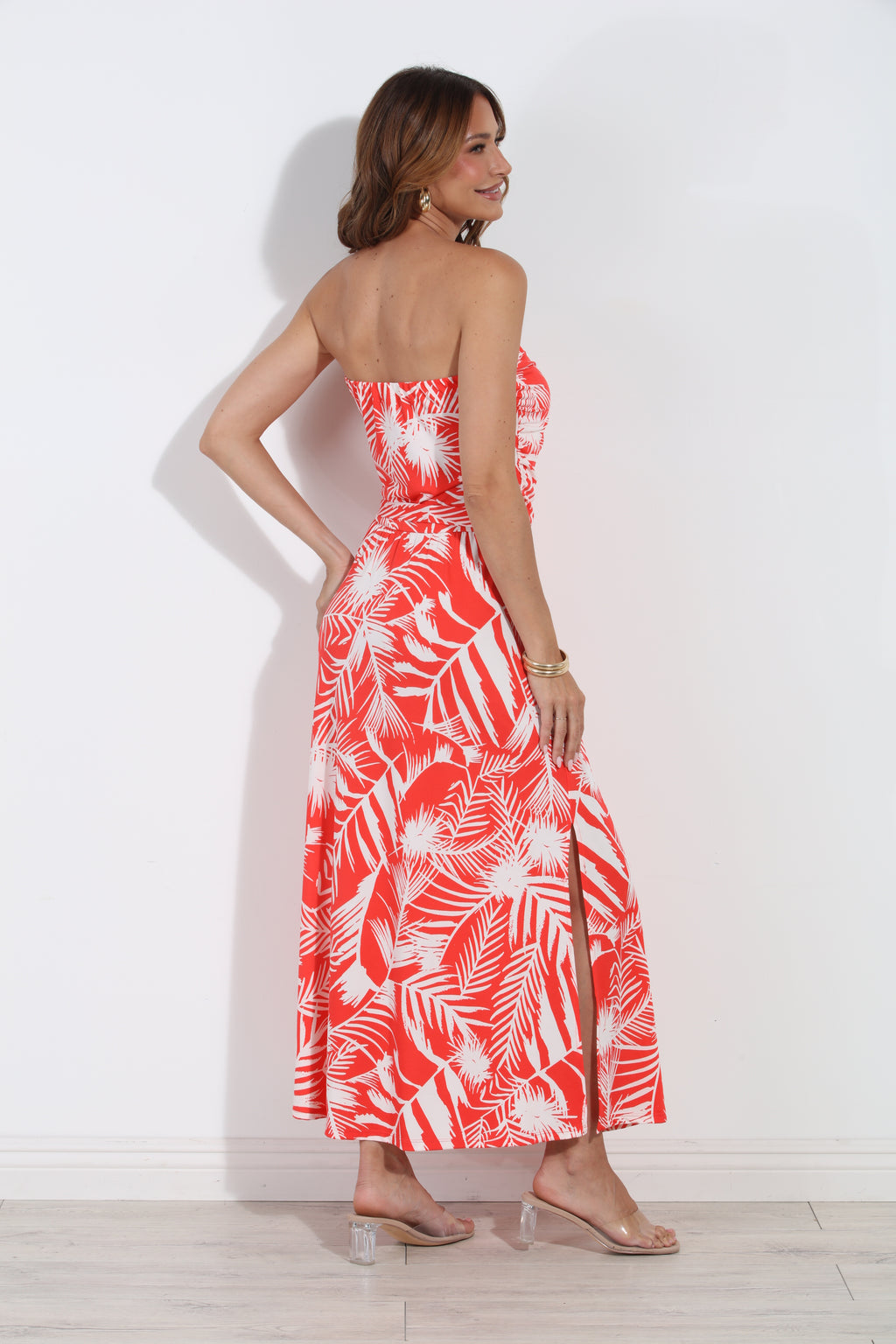 Solara Stretch Ruched Tube Maxi Dress-BEST SELLER