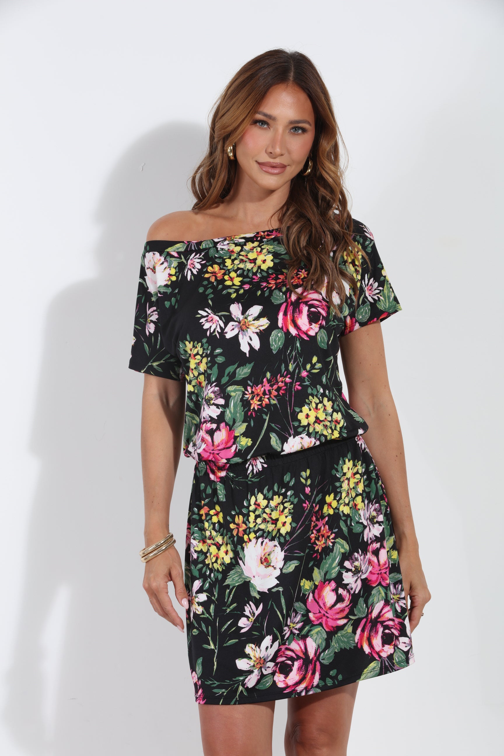 Catalina Stretch Off The Shoulder Dress