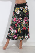 Catalina Striped Stretch Midi Skirt-BEST SELLER