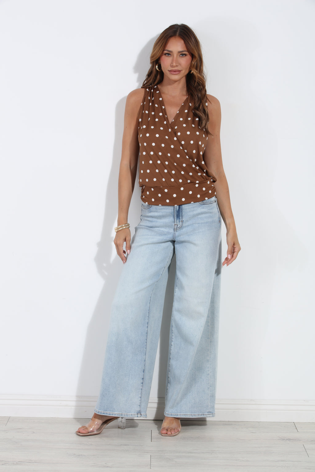 Mariah Stretch Surplice Top