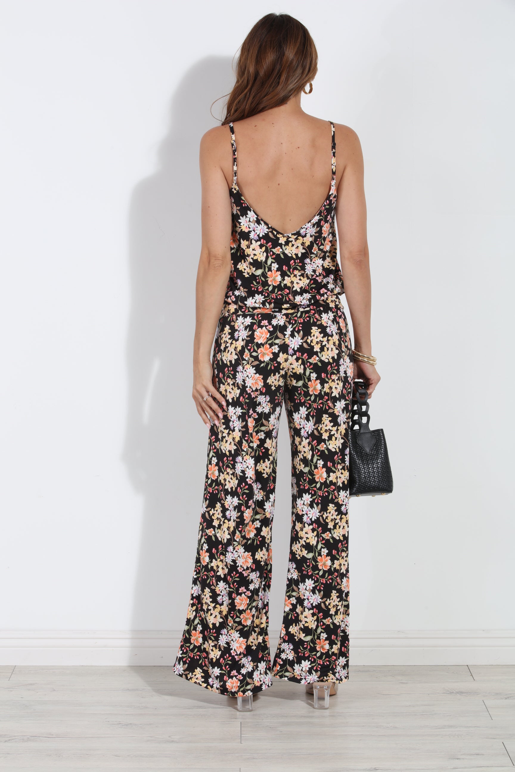 Moonflower  Drop Waist Jumpsuit-BEST SELLER