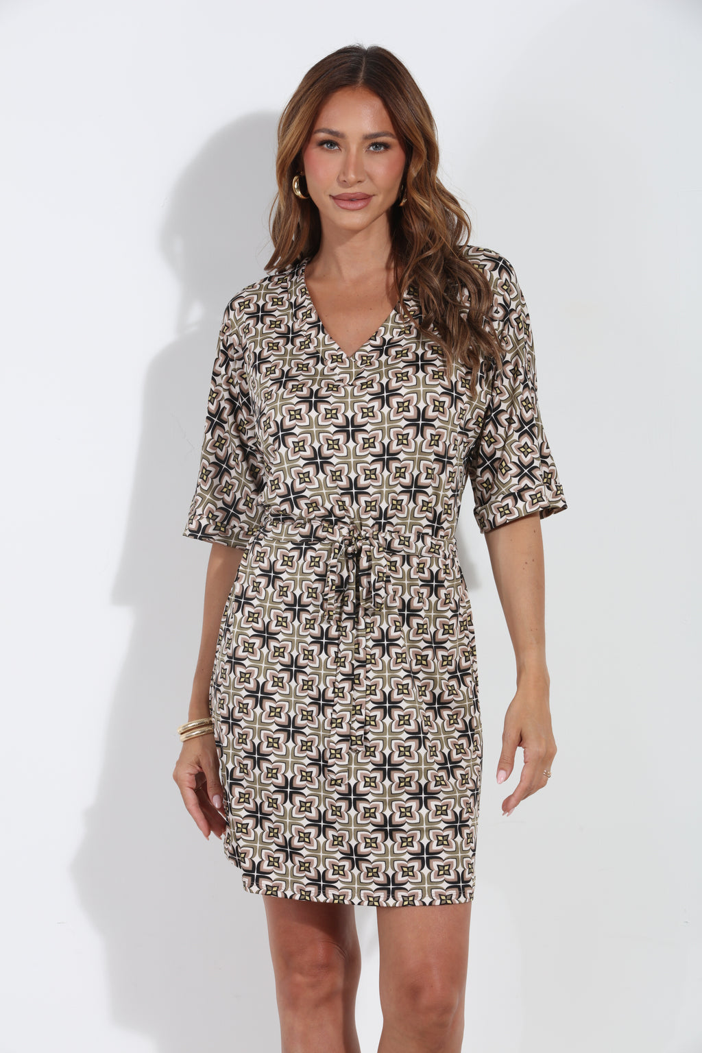 Mila Tie-Waist Dress