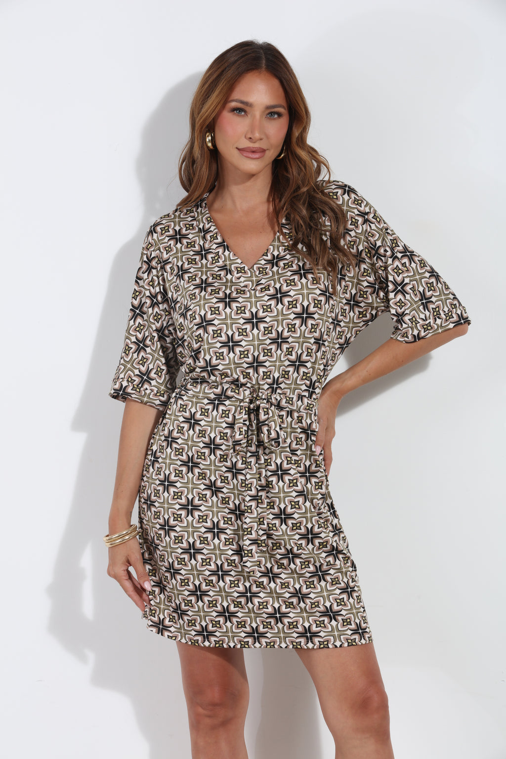 Mila Tie-Waist Dress