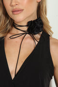 Rosette Tie Necklace