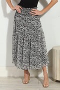 Vicky Chiffon Midi Skirt-FINAL SALE
