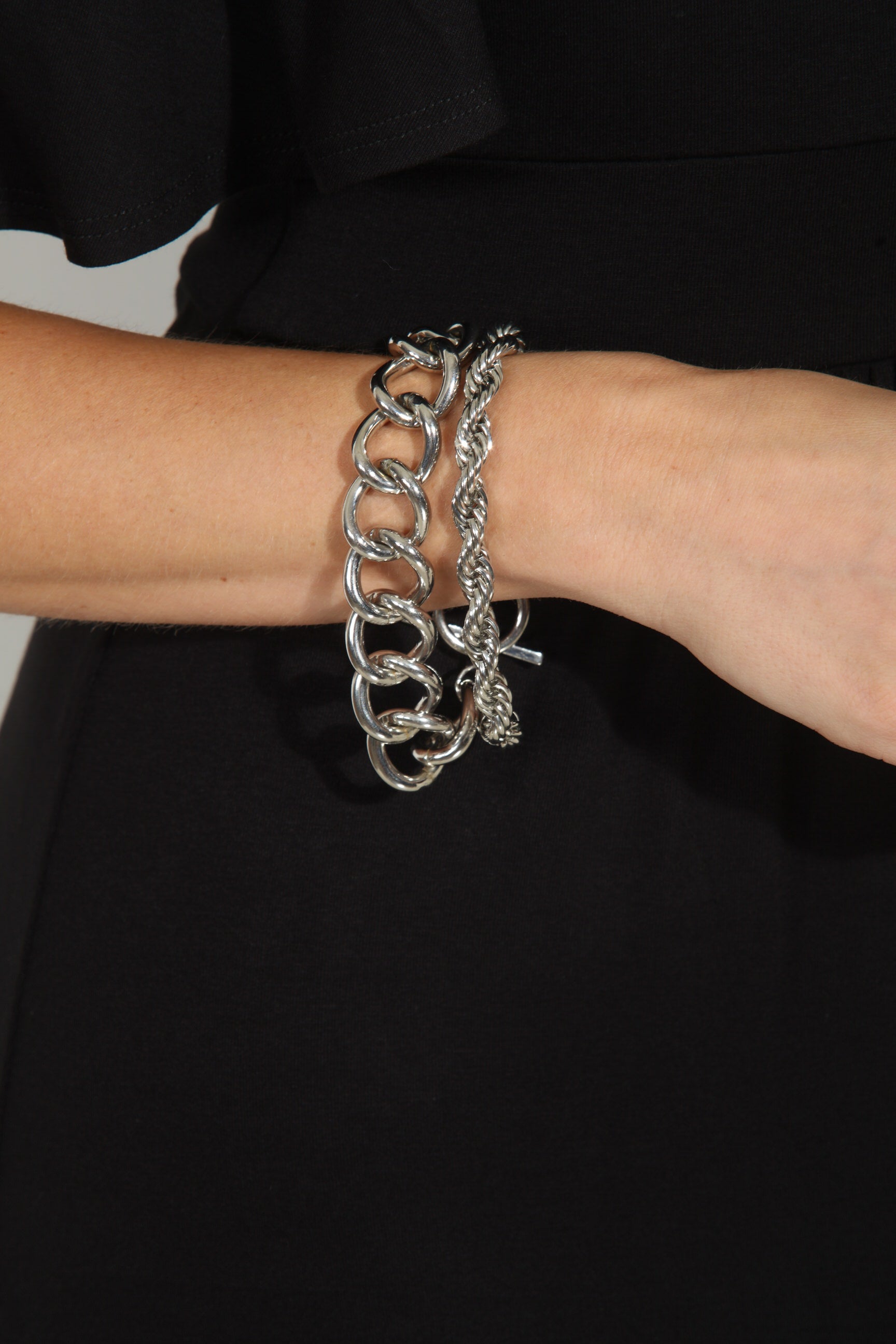 Silver Chunky Chain Bracelet