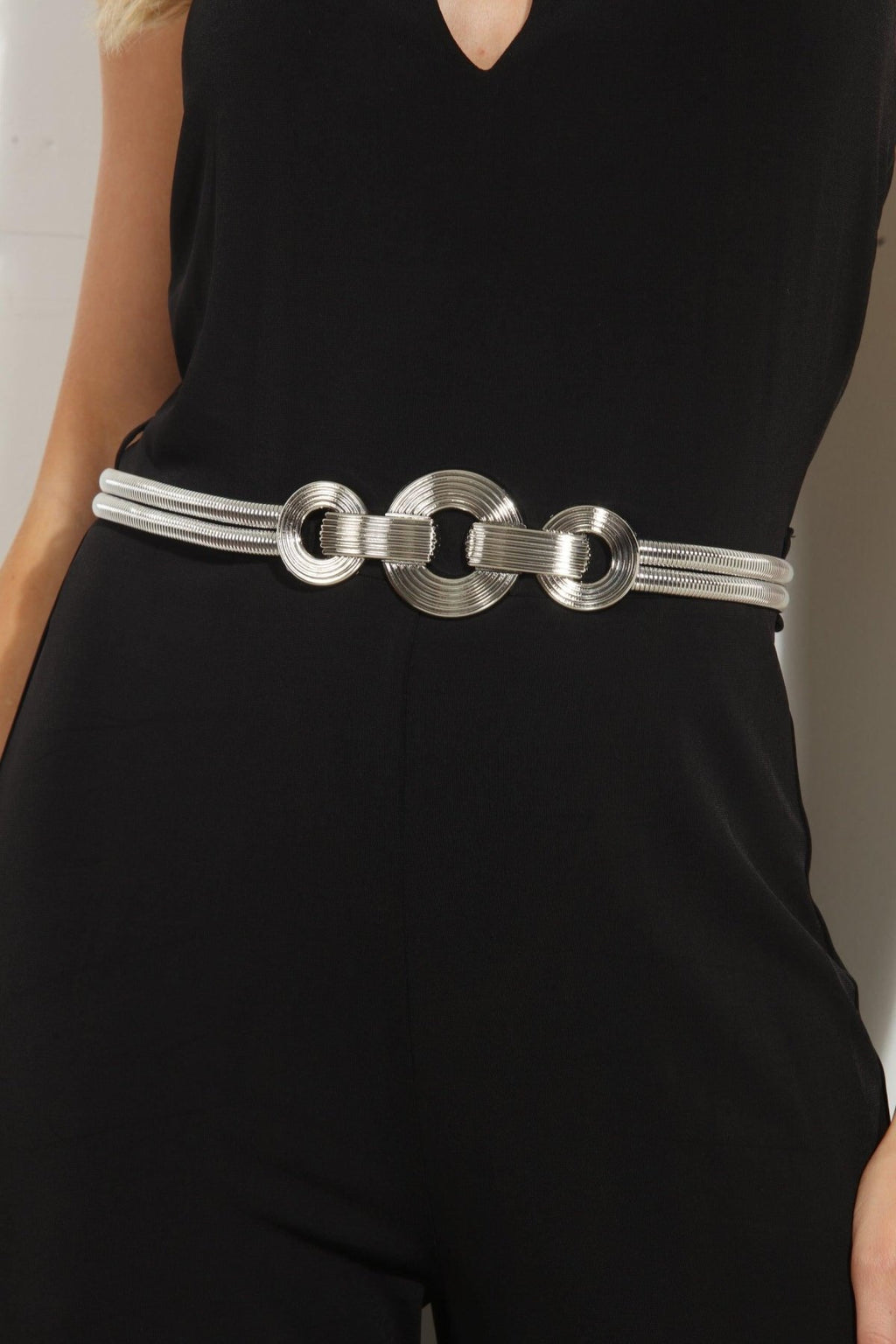Silver Disco Belt