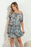 Fairfax Stretch Off The Shoulder Smocked Dress-FINAL SALE