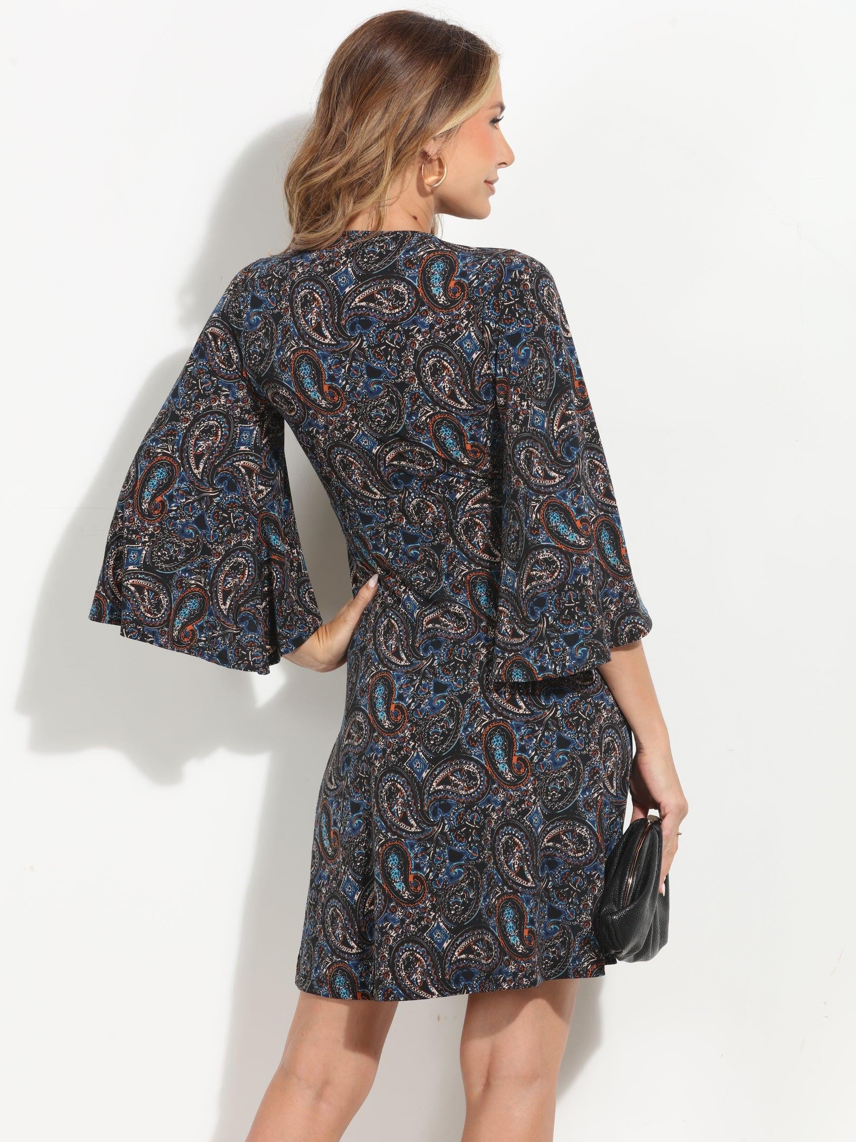 Alona Stretch Kimono Sleeve Dress-BEST SELLER