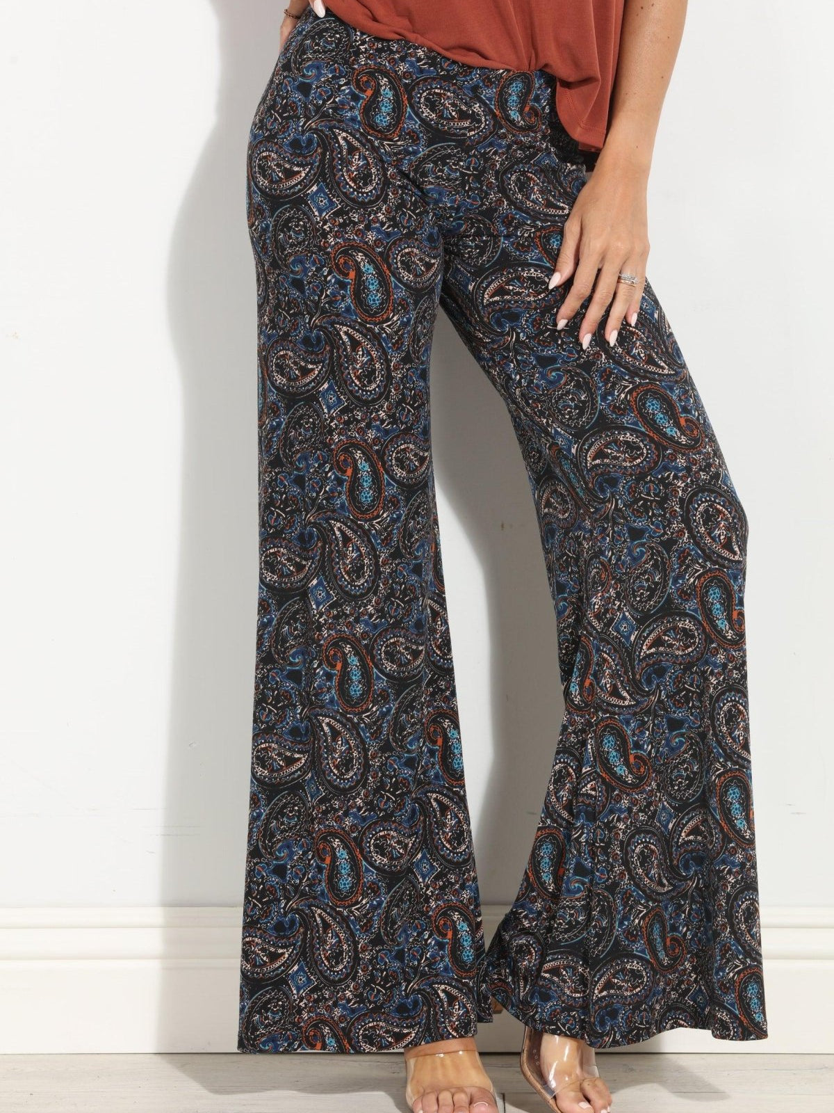 Alona Flare Leg Stretch Pants